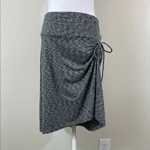 The North Face Gray Asymmetrical Midi Skirt Small